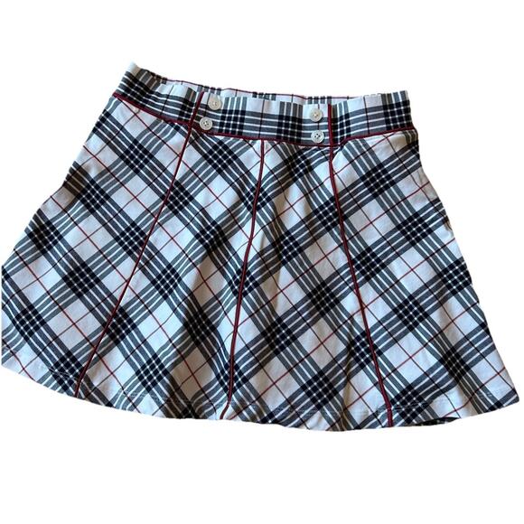 Tuckernuck Plaid Tennis Skirt Skort Mini PICKLEBALL CLUELESS RED SMALL - Picture 3 of 12
